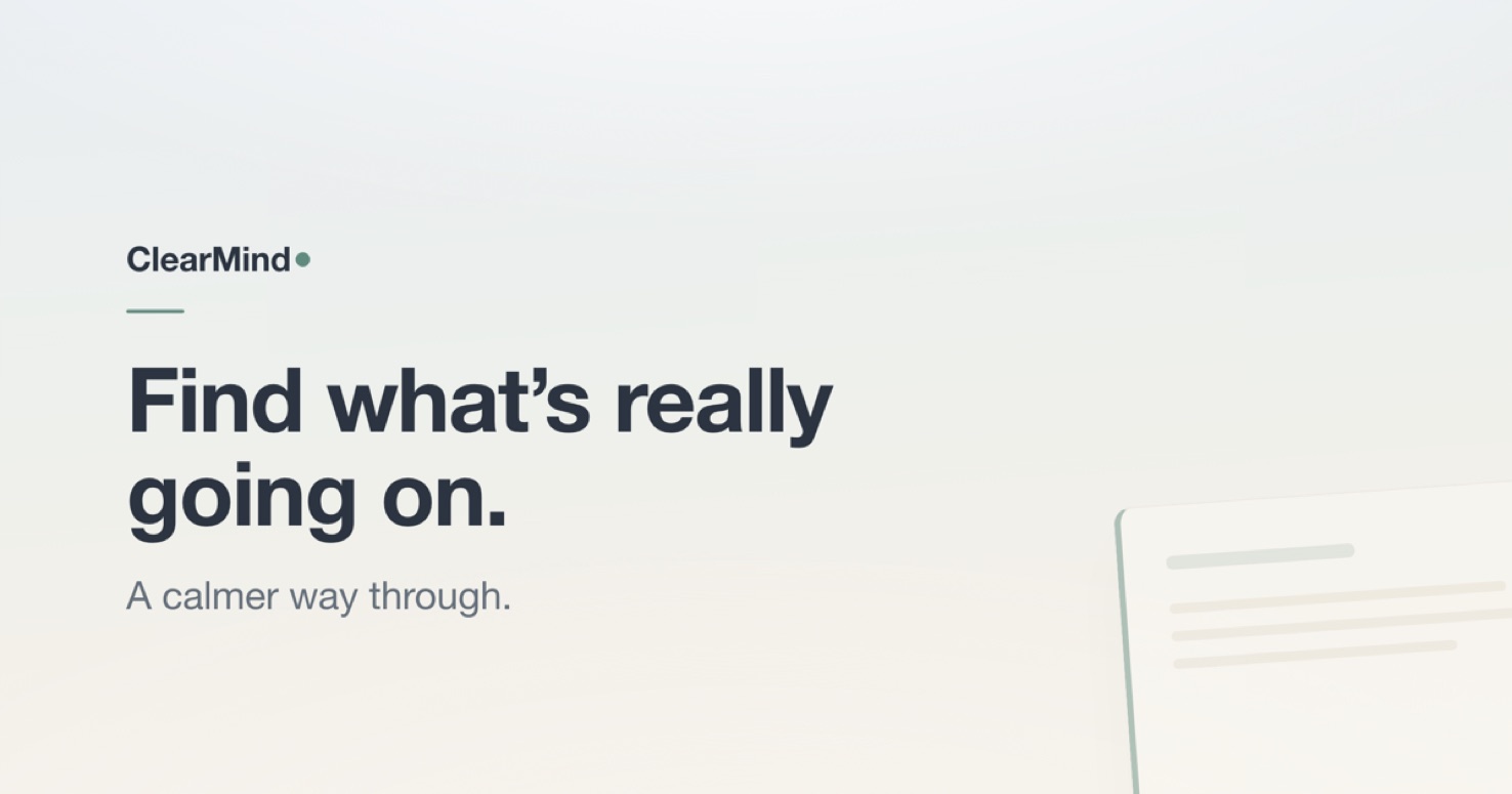 ClearMind — one of The Quiet Ai's specialist builds